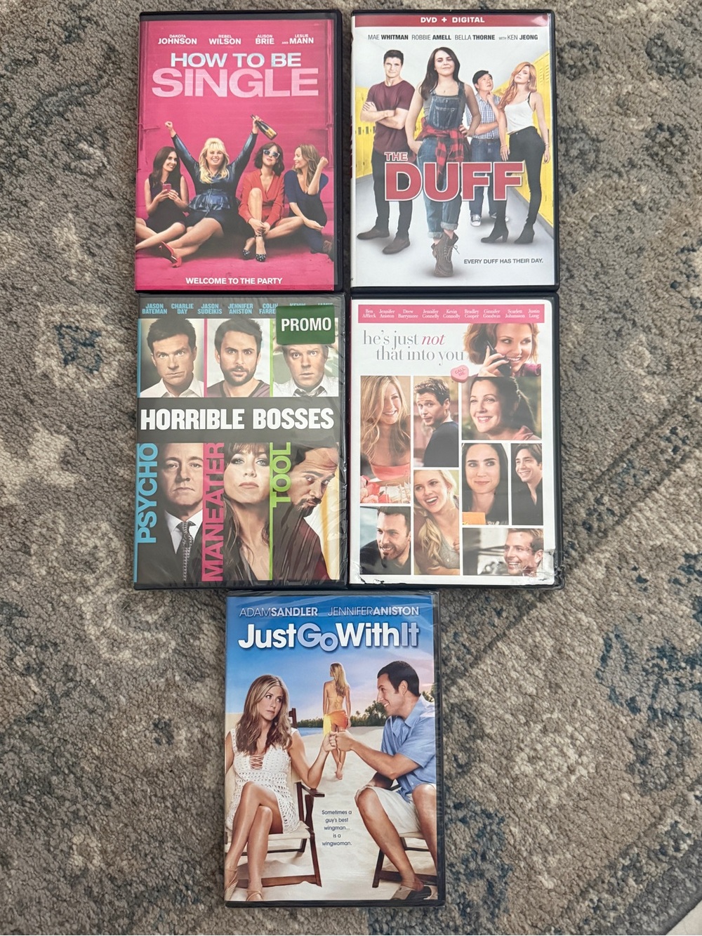 Assorted Romantic Comedy DVDs